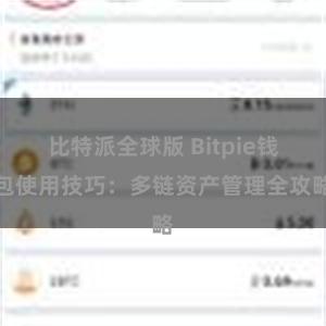 比特派全球版 Bitpie钱包使用技巧：多链资产管理全攻略