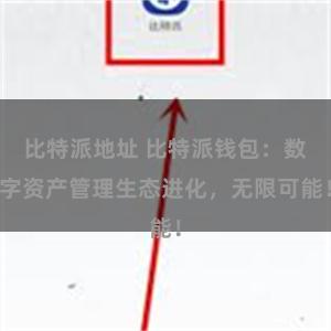 比特派地址 比特派钱包：数字资产管理生态进化，无限可能！