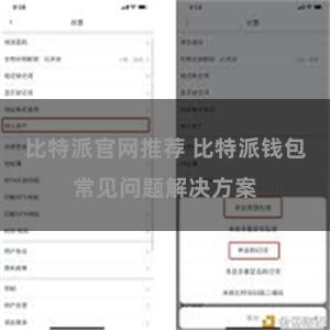 比特派官网推荐 比特派钱包常见问题解决方案