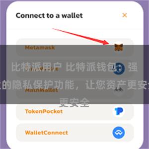 比特派用户 比特派钱包：强大的隐私保护功能，让您资产更安全