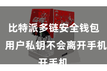 比特派多链安全钱包  用户私钥不会离开手机